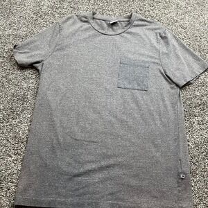 NN07 Barry Pocket TShirt Mens Medium Grey Cotton Blend Short Sleeve‎ Crew Neck
